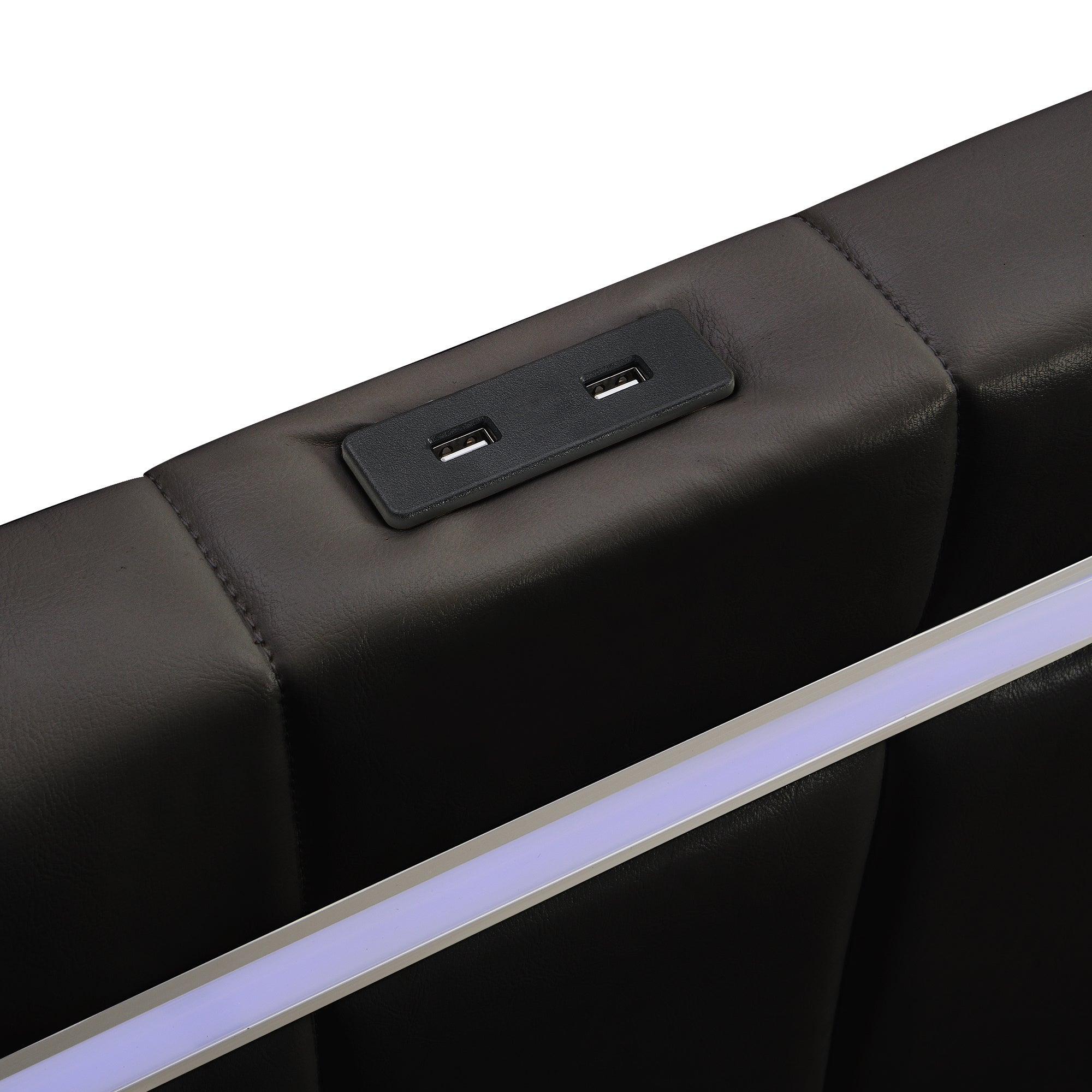 Modern Queen Floating Bed with LED & USB - Elevate Your Bedroom" "Illuminated Queen Platform Bed - Floating Design with USB Ports" "Sleek Queen LED Bed Frame - USB Charging for Modern Living"
