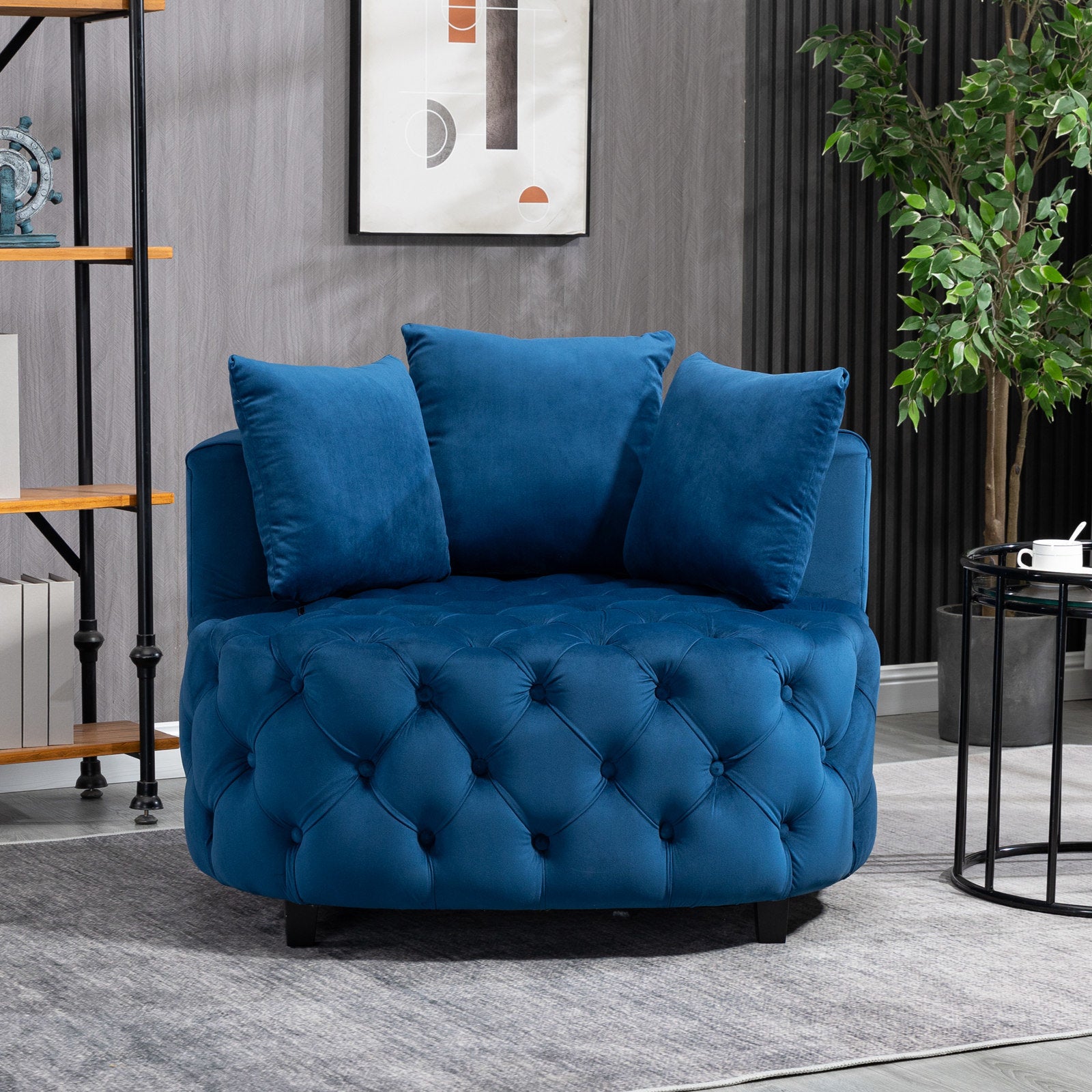 Modern Leisure Classic Barrel Accent Chair